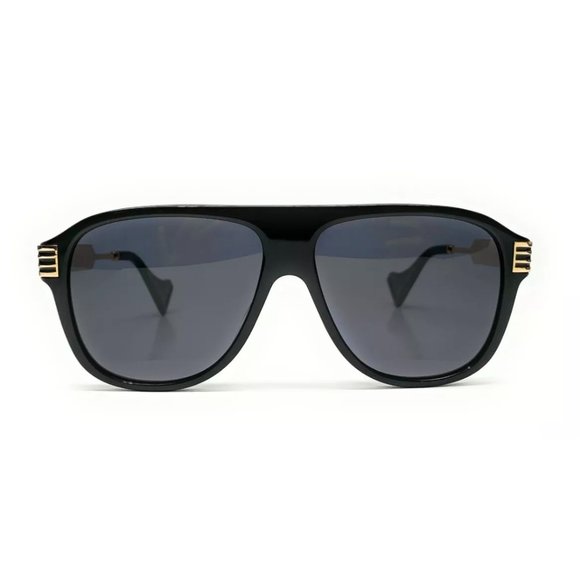 Gucci Men's Black and Grey Sunglasses! - Picture 2 of 3